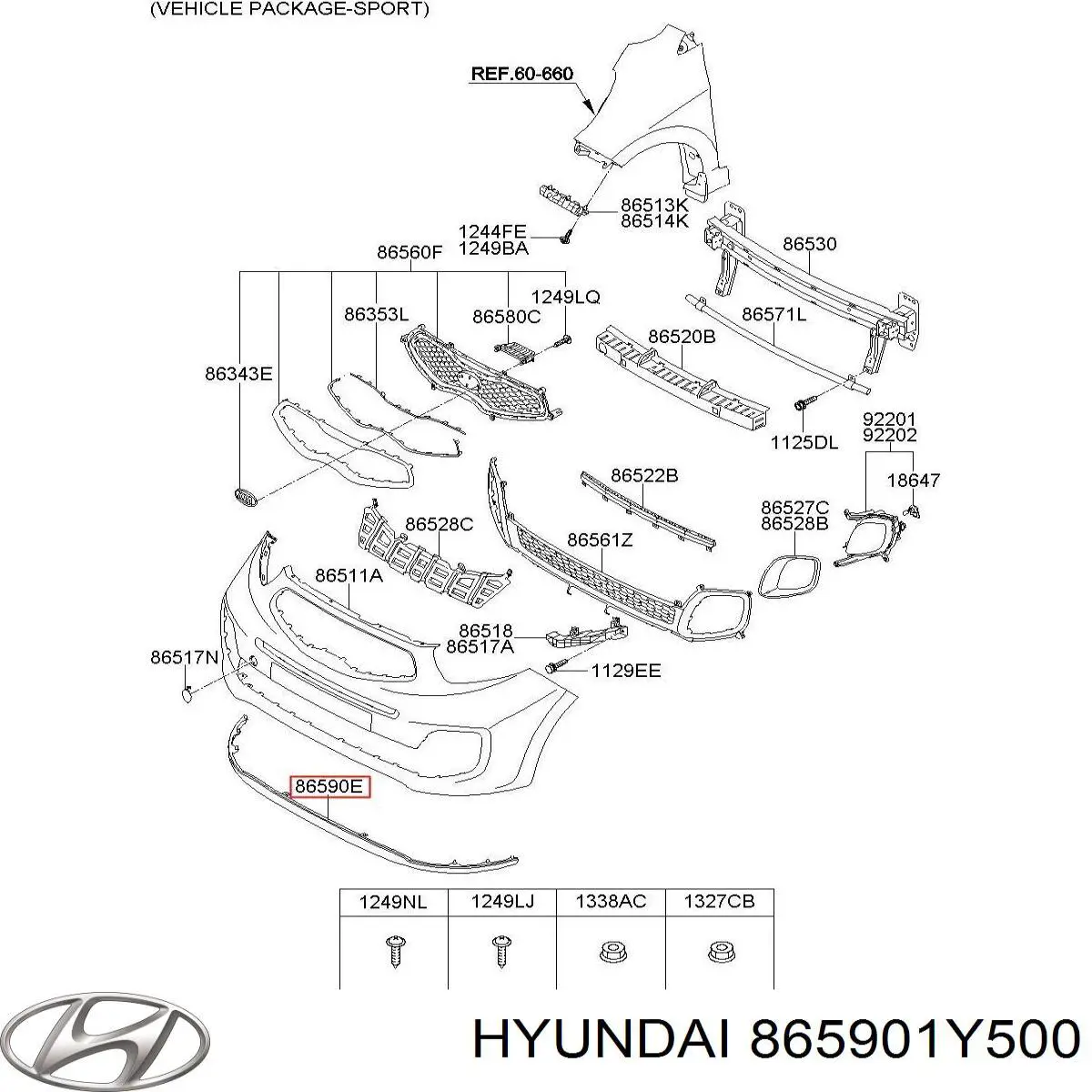 Купить 865901Y500 Hyundai/Kia 