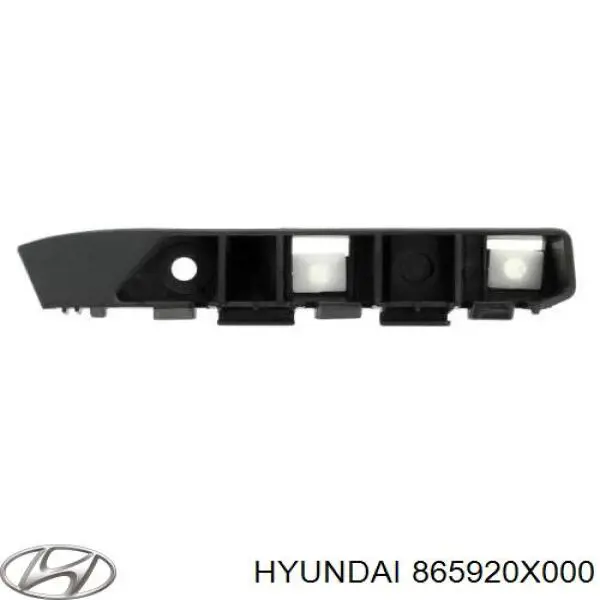 865920X000 Hyundai/Kia consola externa direita do pára-choque dianteiro