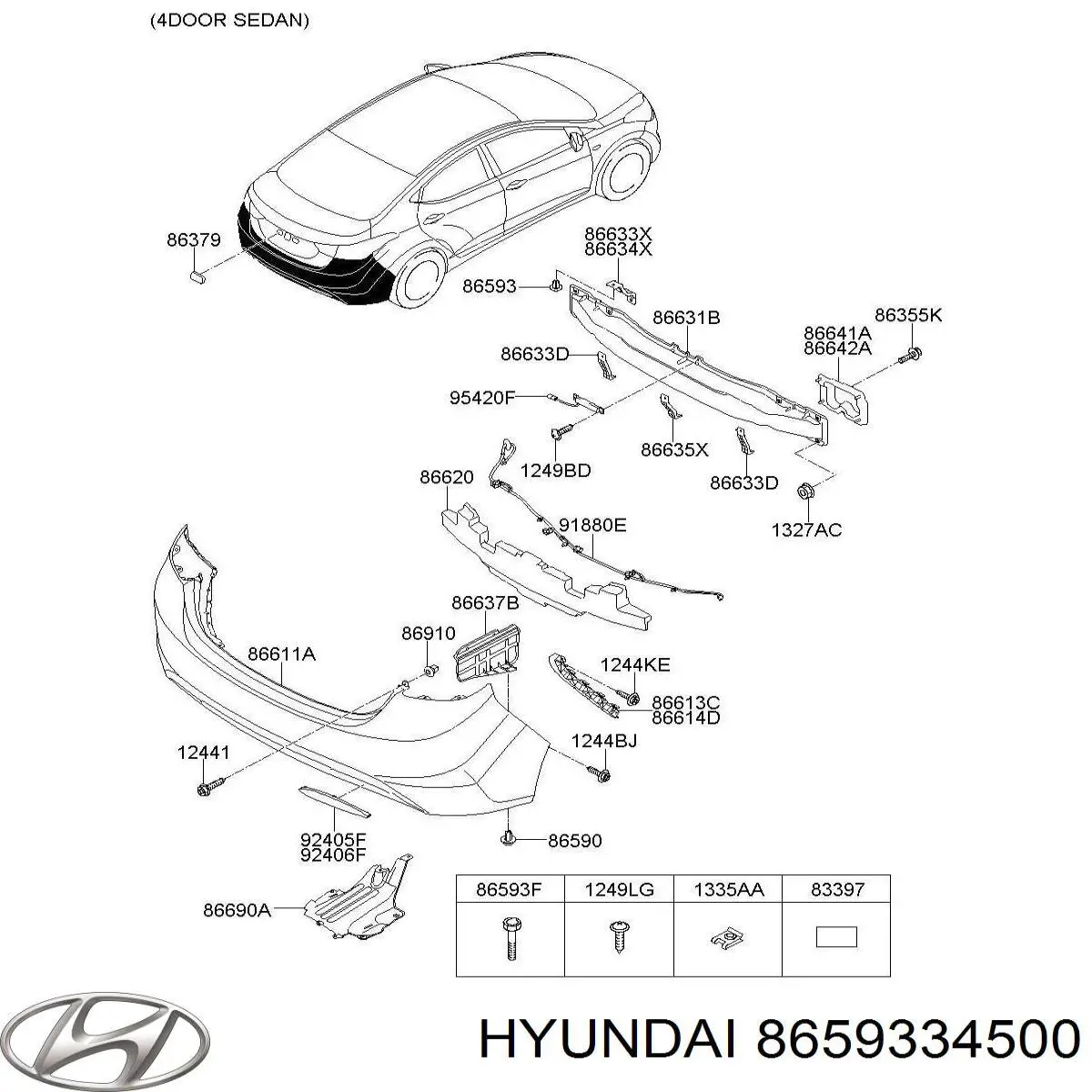  8659334500 Hyundai/Kia