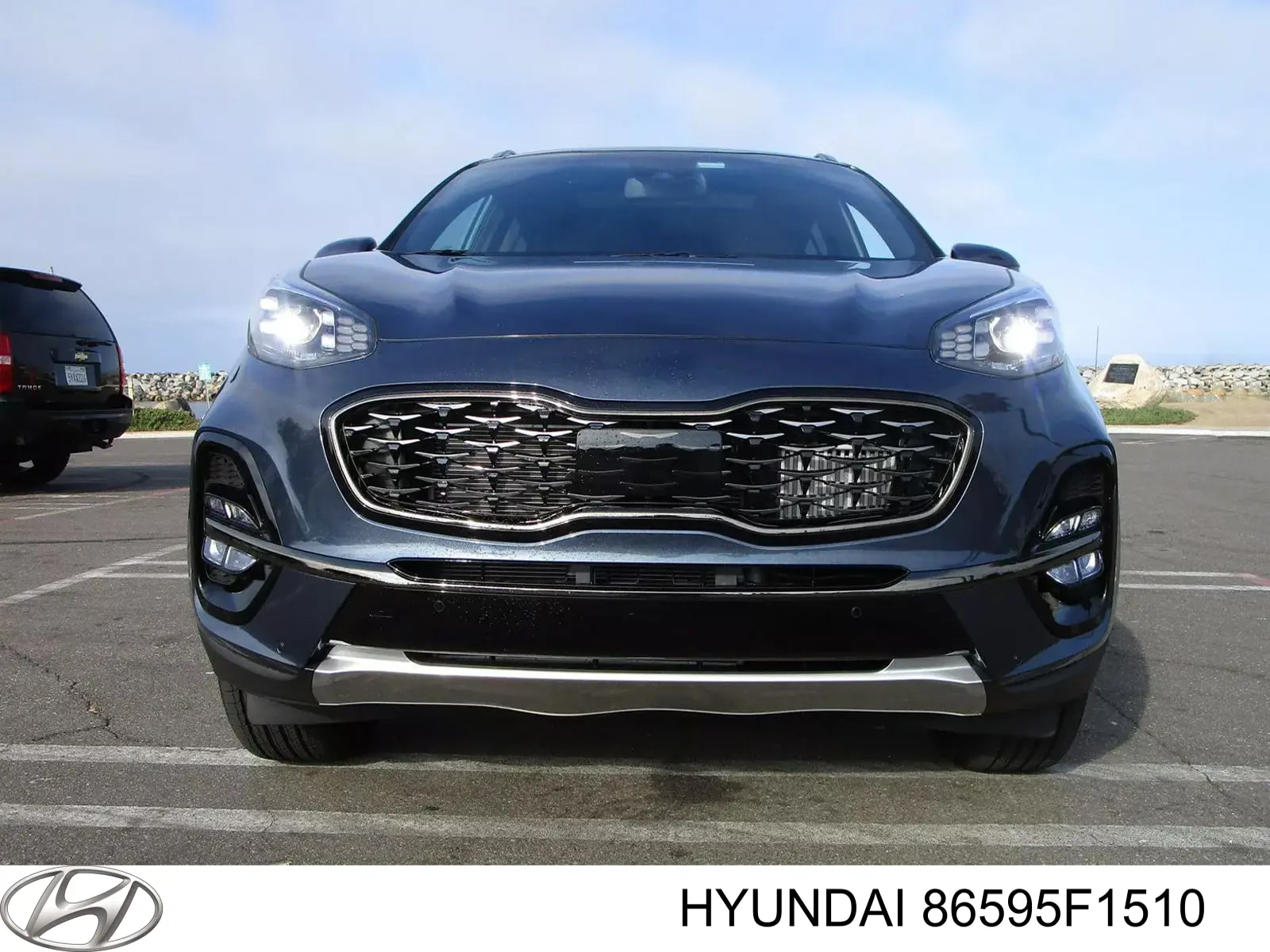 Молдинг бампера переднего левый 86595F1510 Hyundai/Kia