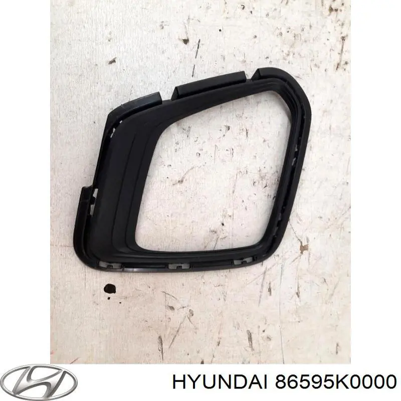 86595K0000 Hyundai/Kia Молдинг переднего бампера, левый