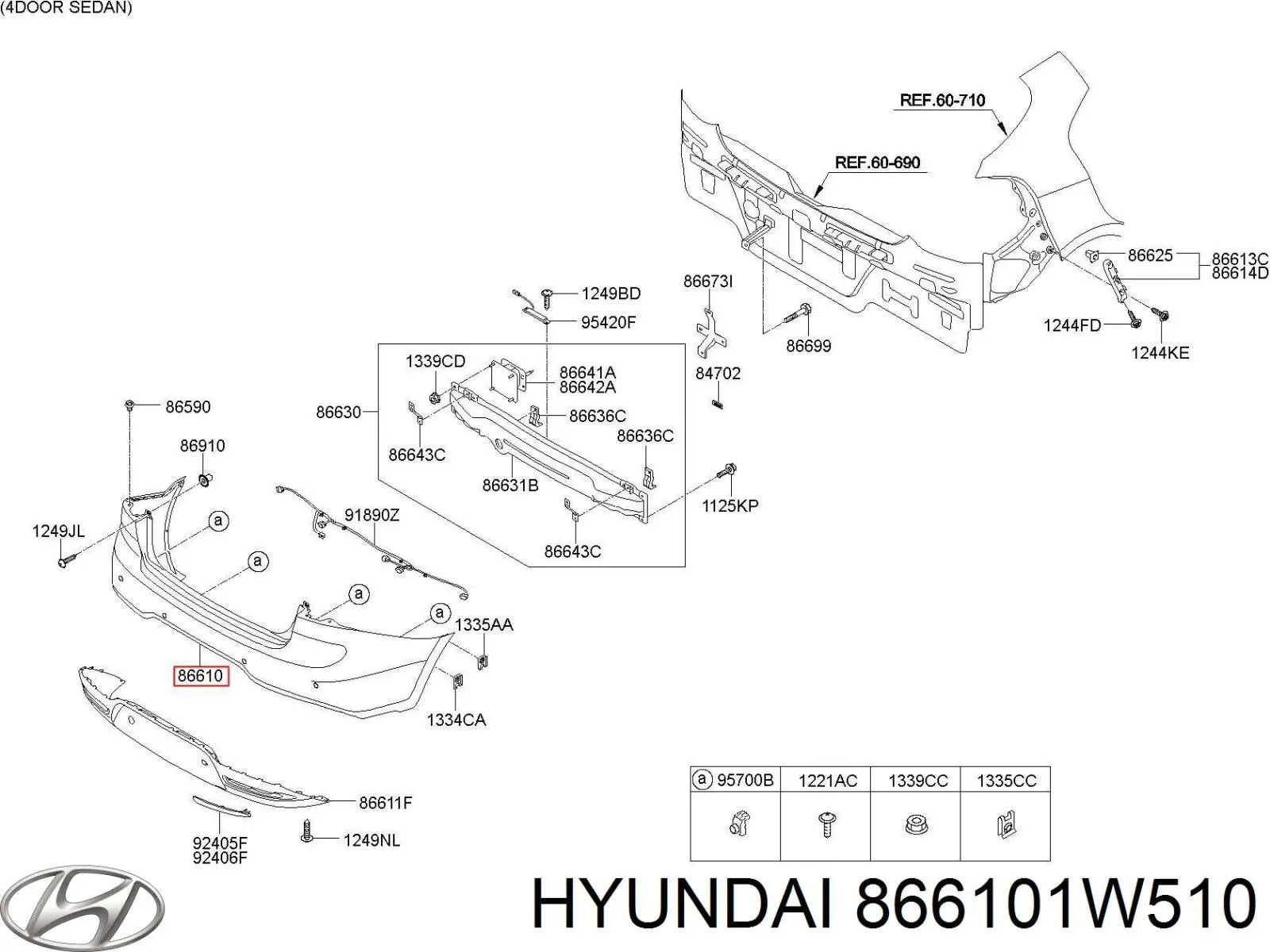 866101W510 Hyundai/Kia 