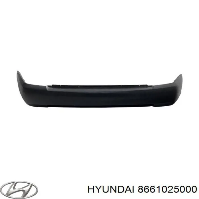 Бампер задний Hyundai Accent LC (Хундай Акцент)