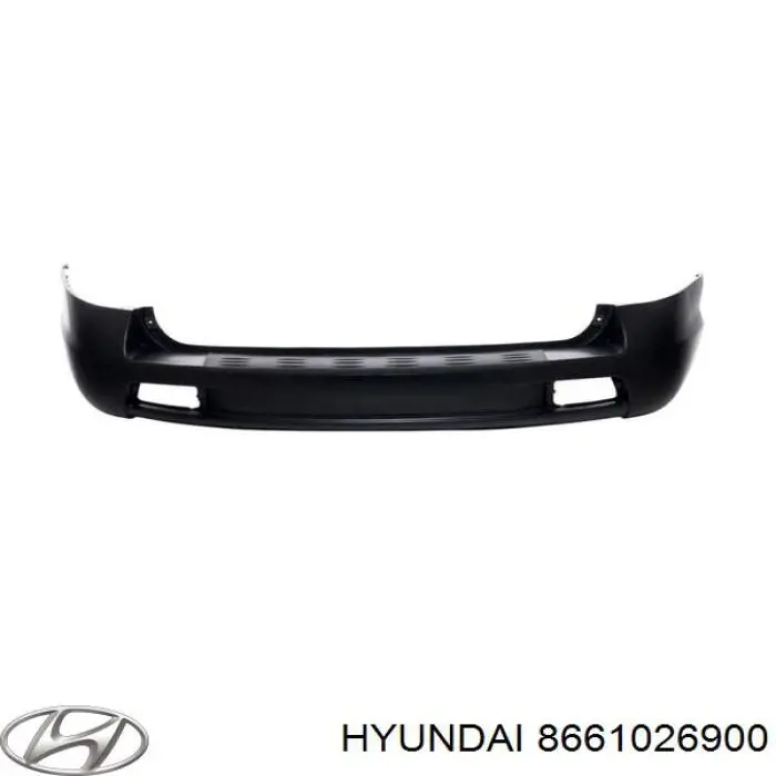 Задний бампер 8661026900 Hyundai/Kia