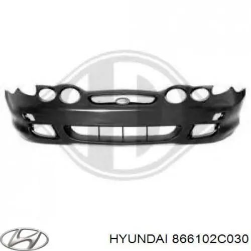 Купить 866102C030 Hyundai/Kia Задний бампер