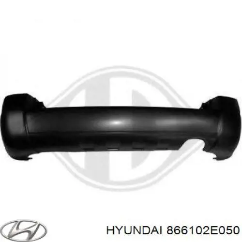 866102E050 Hyundai/Kia pára-choque traseiro
