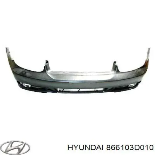 866103D010 Hyundai/Kia Pára-choque traseiro