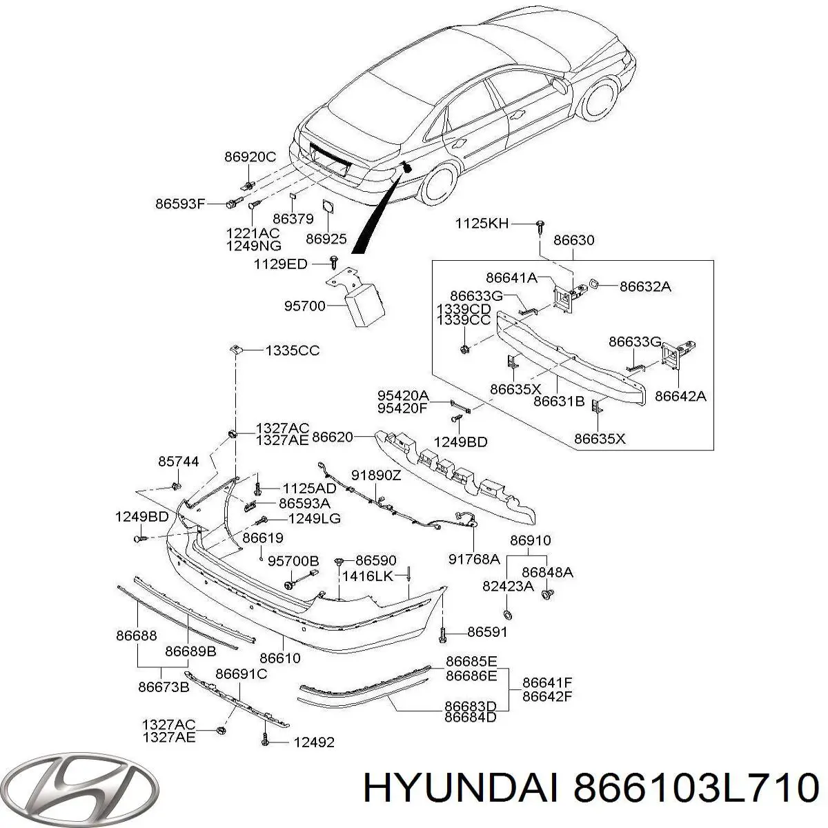  866103L710 Hyundai/Kia