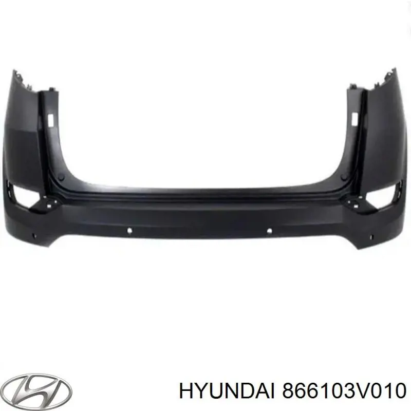 Бампер задний 866103V010 Hyundai/Kia