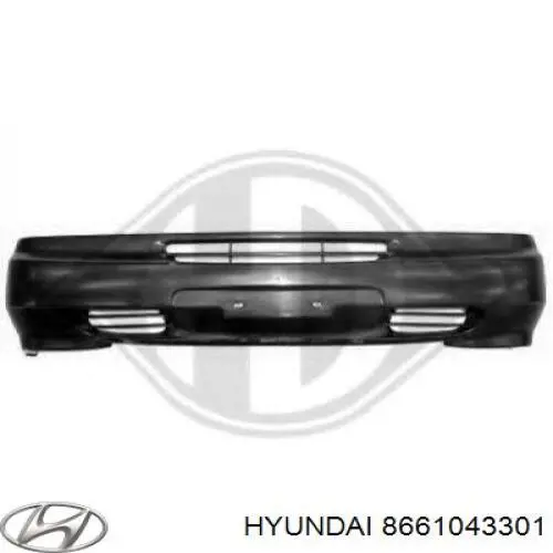 8661043301 Hyundai/Kia передний бампер