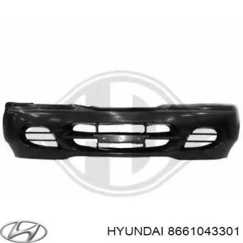 Купить 8661043301 Hyundai/Kia Буфер (бампер) передний