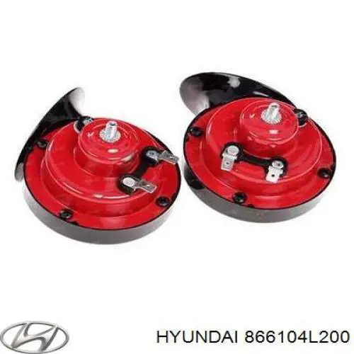 866104L200 Hyundai/Kia Задний бампер