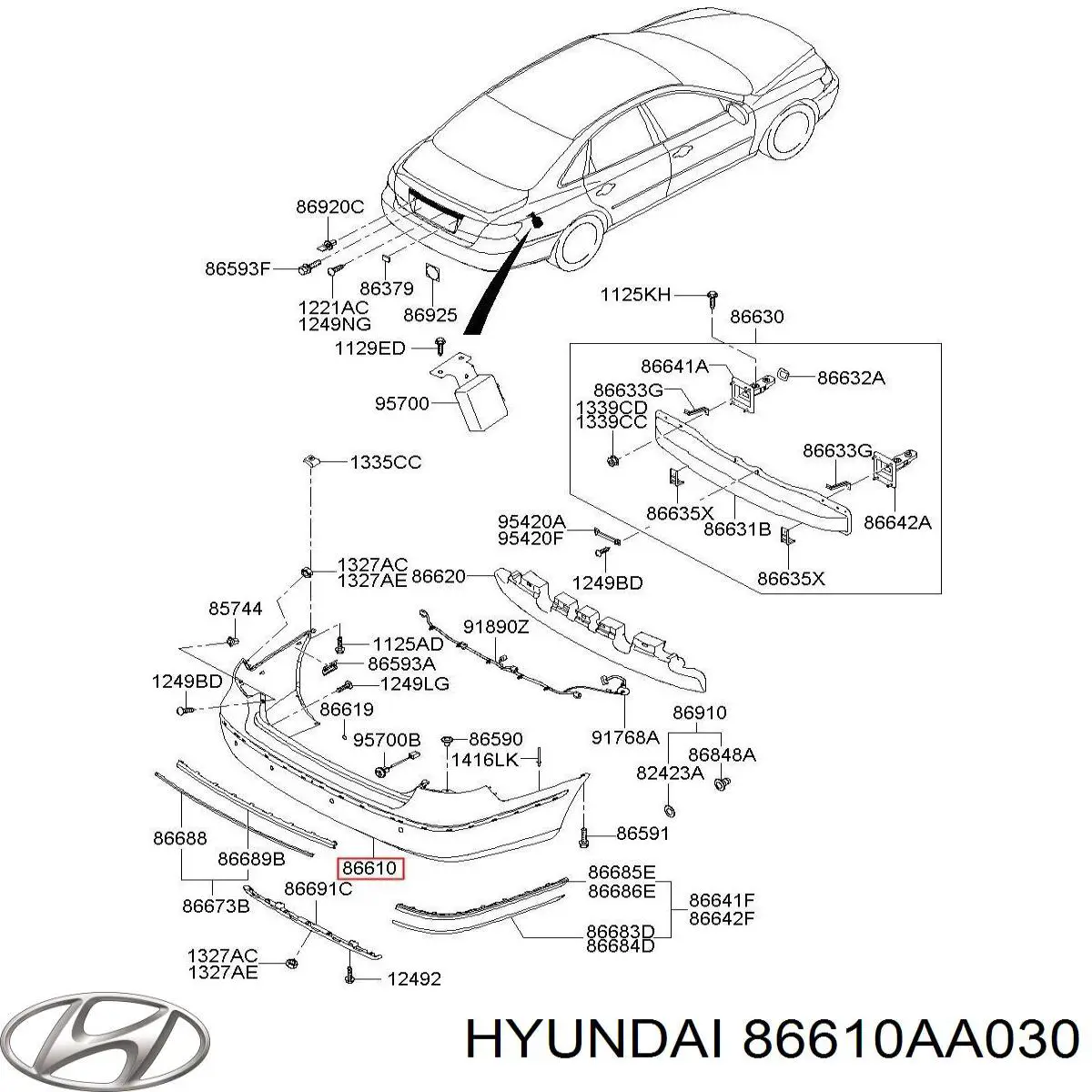  86610AA030 Hyundai/Kia