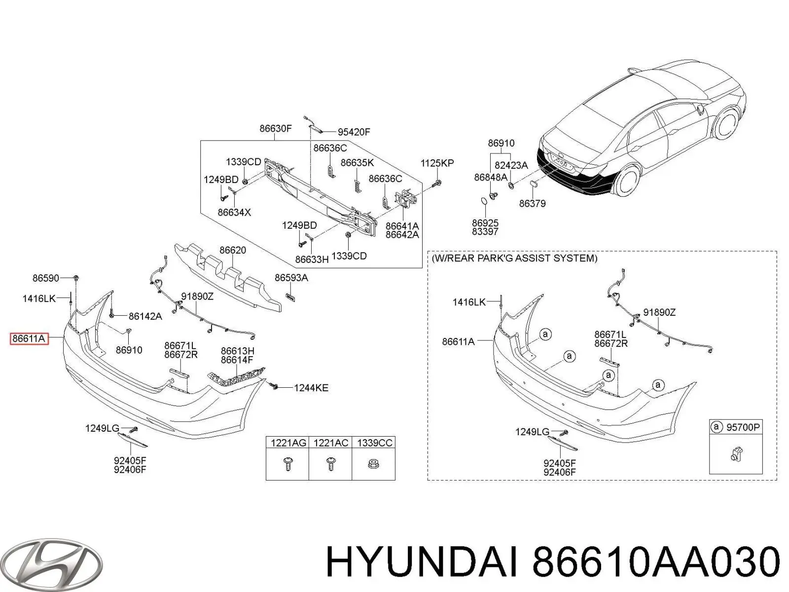 Купить 86610AA030 Hyundai/Kia 