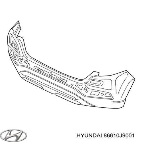 Бампер задний Hyundai Kona OS (Хундай Kona)