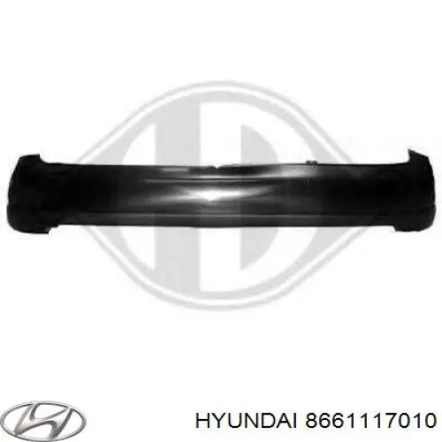 Купить 8661117010 Hyundai/Kia Задний бампер