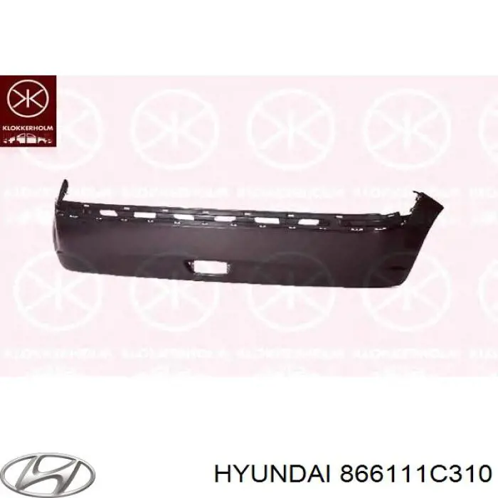866111C310 Hyundai/Kia бампер задний