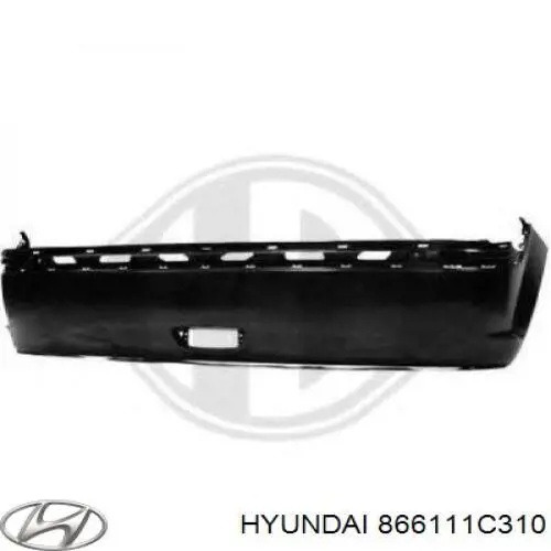 Бампер задний Hyundai/Kia 866111C310 цена, от 68.80 USD