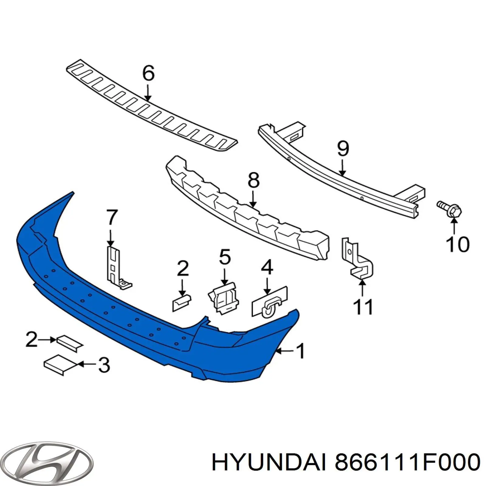 Hyundai kia 86611 1c310