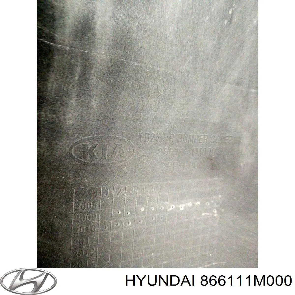 866111M000 Hyundai/Kia Задний бампер