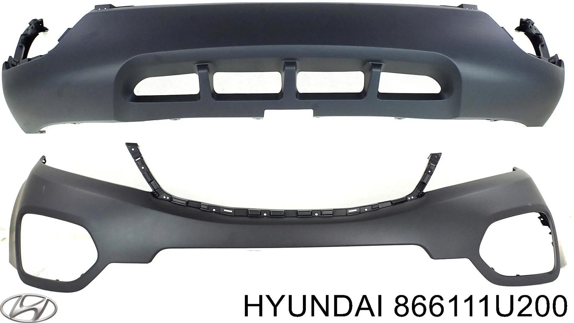 Купить 866111U200 Hyundai/Kia Задний бампер