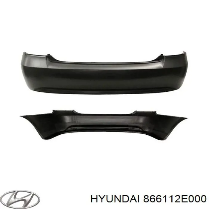 866112E000 Hyundai/Kia Задний бампер
