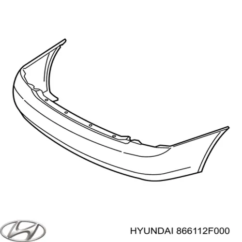 Pára-choque traseiro Hyundai/Kia 866112F000 preço, a partir de 312,55 USD