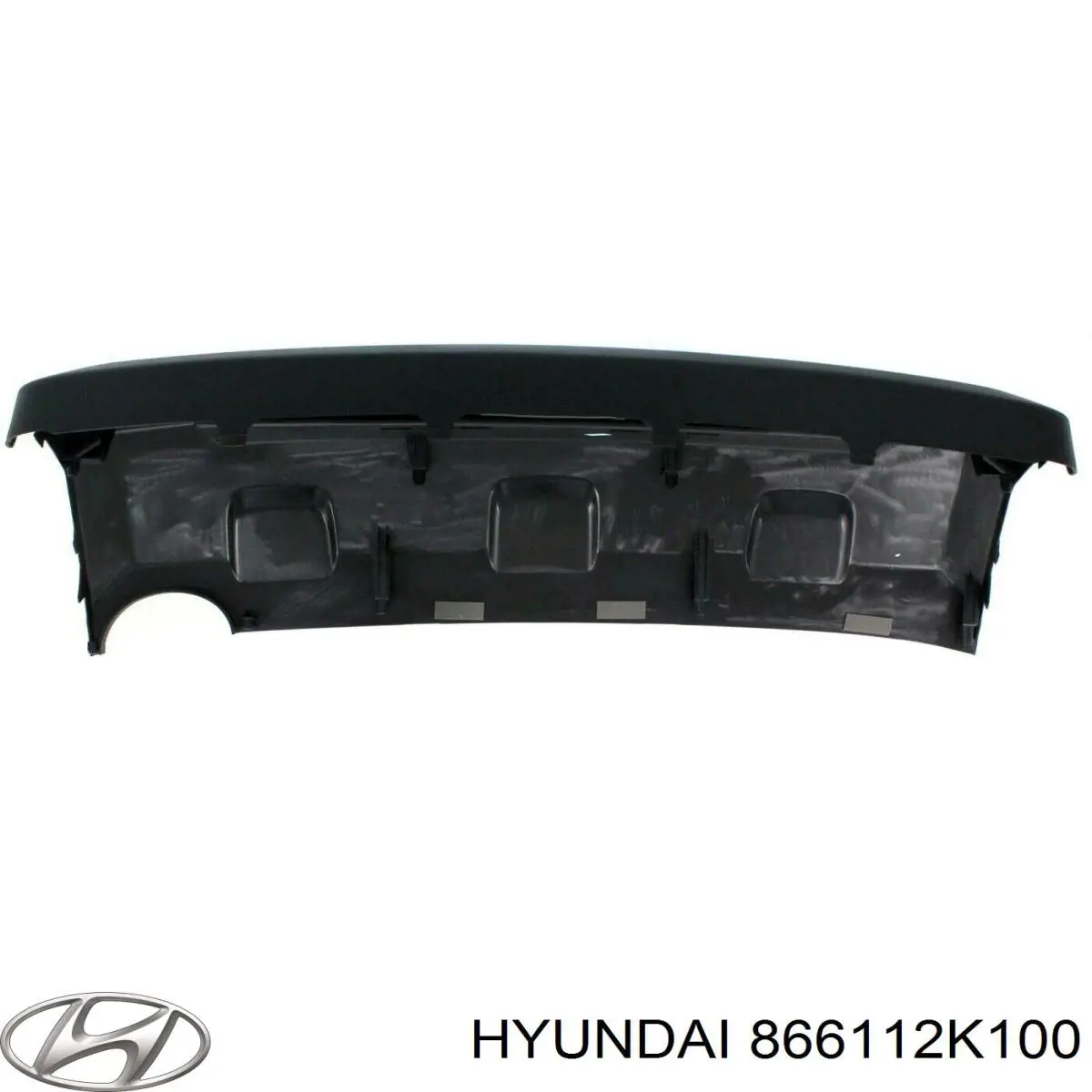 866112K100 Hyundai/Kia накладка бампера заднего