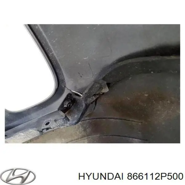 Верхняя часть заднего бампера 866112P500 Hyundai/Kia