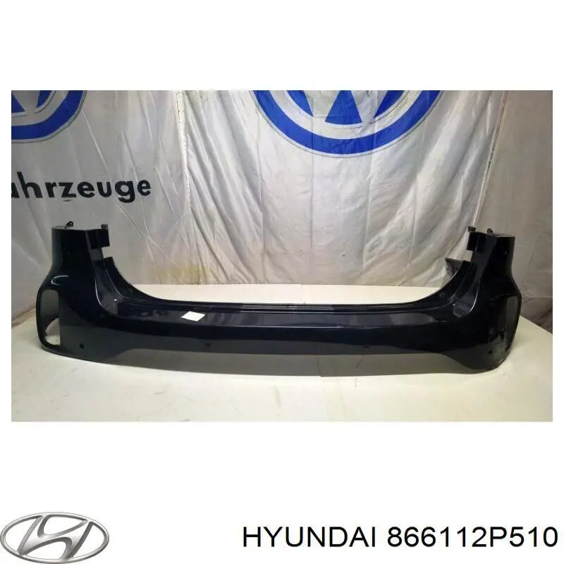 Верхняя часть заднего бампера 866112P510 Hyundai/Kia