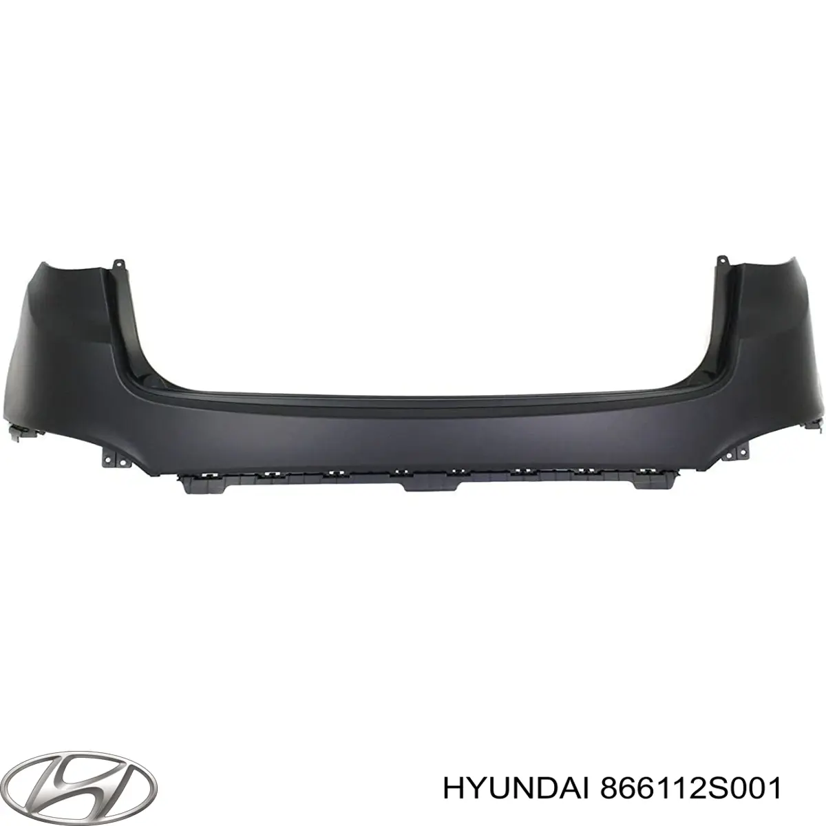 Parachoques trasero, parte superior 866112S001 Hyundai/Kia