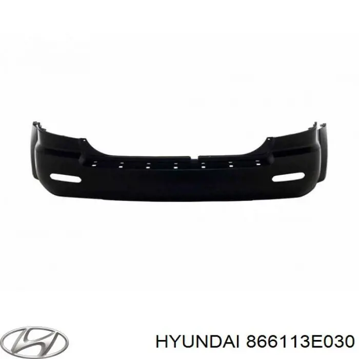 866113E030 Hyundai/Kia pára-choque traseiro