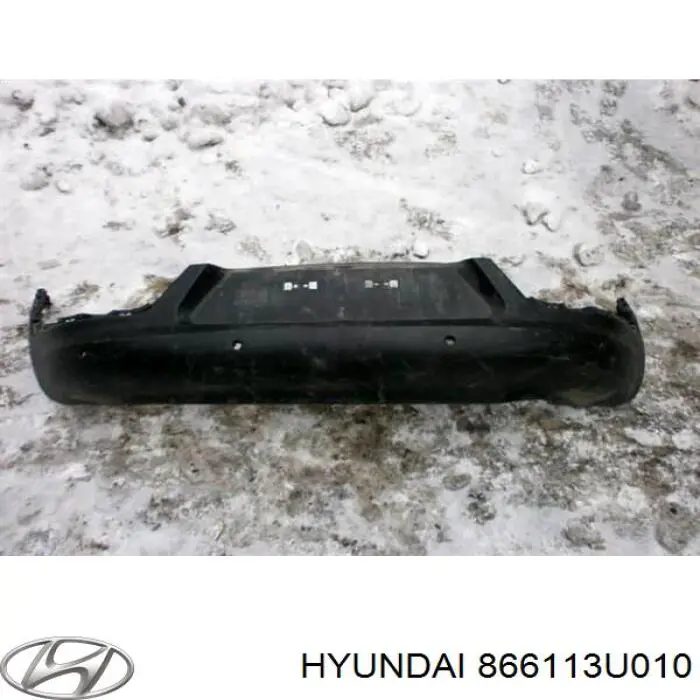 Купить 866113U010 Hyundai/Kia Нижняя часть заднего бампера