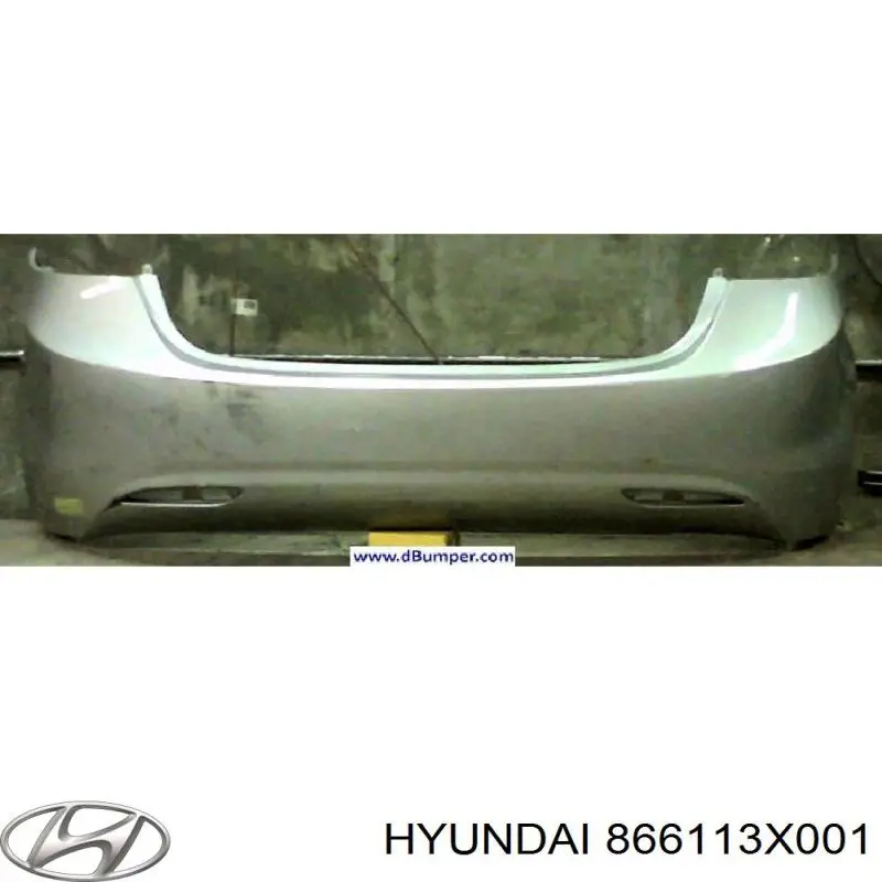 866113X001 Hyundai/Kia бампер задний