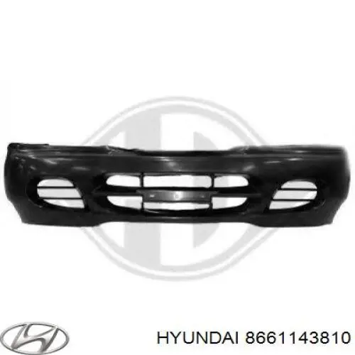 8661143810 Hyundai/Kia передний бампер