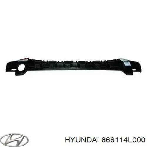 Задний бампер на Hyundai SOLARIS I SBR11