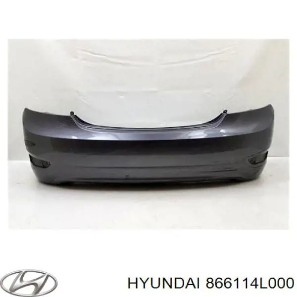 Задний бампер на Hyundai SOLARIS I SBR11