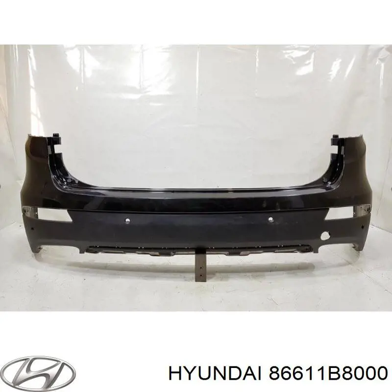 86611B8000 Hyundai/Kia pára-choque traseiro, parte superior