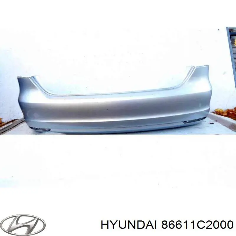 Бампер задний Hyundai Sonata LF (Хундай Соната)
