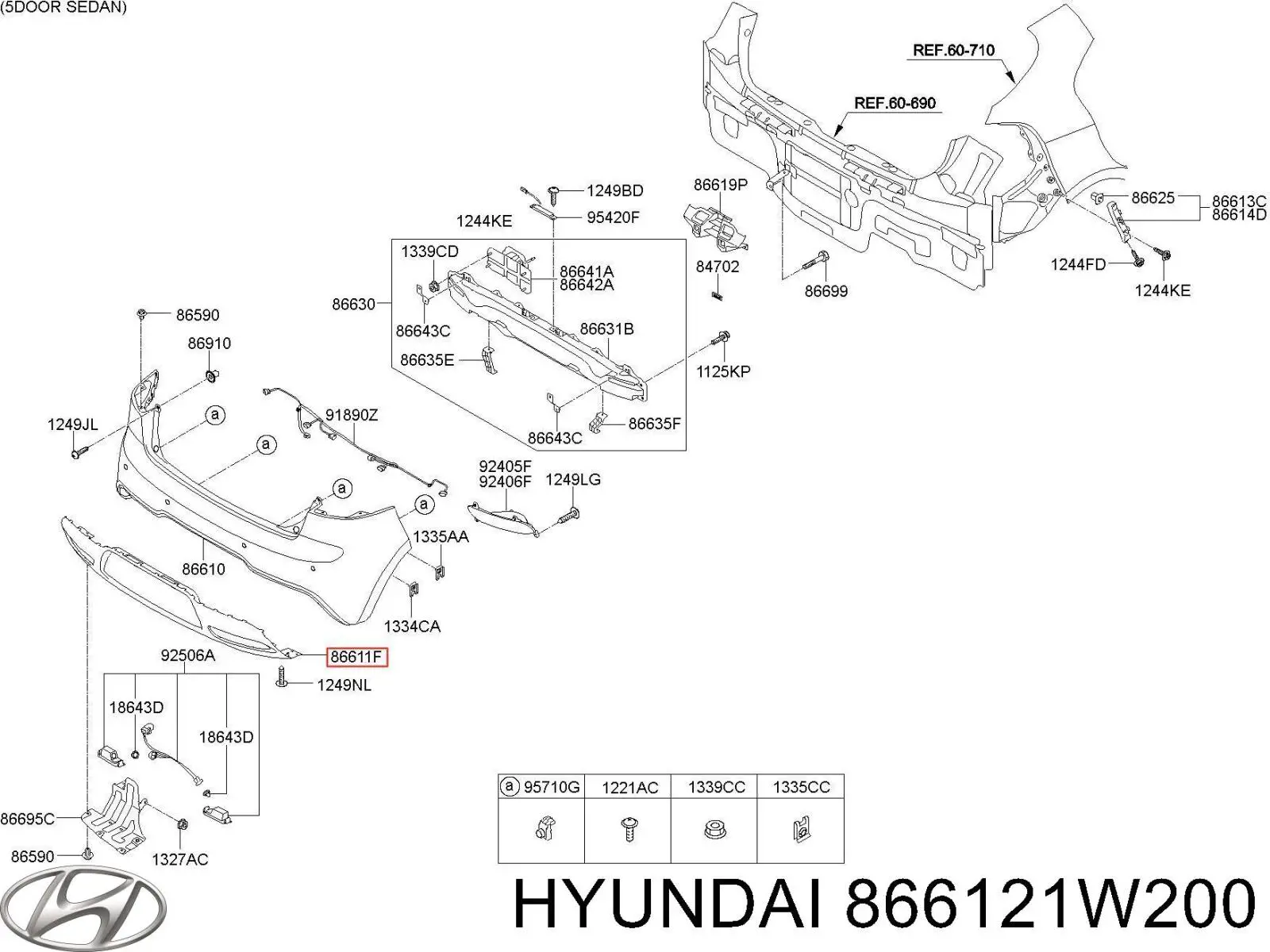  866121W200 Hyundai/Kia