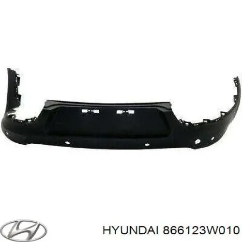 866123W010 Hyundai/Kia pára-choque traseiro
