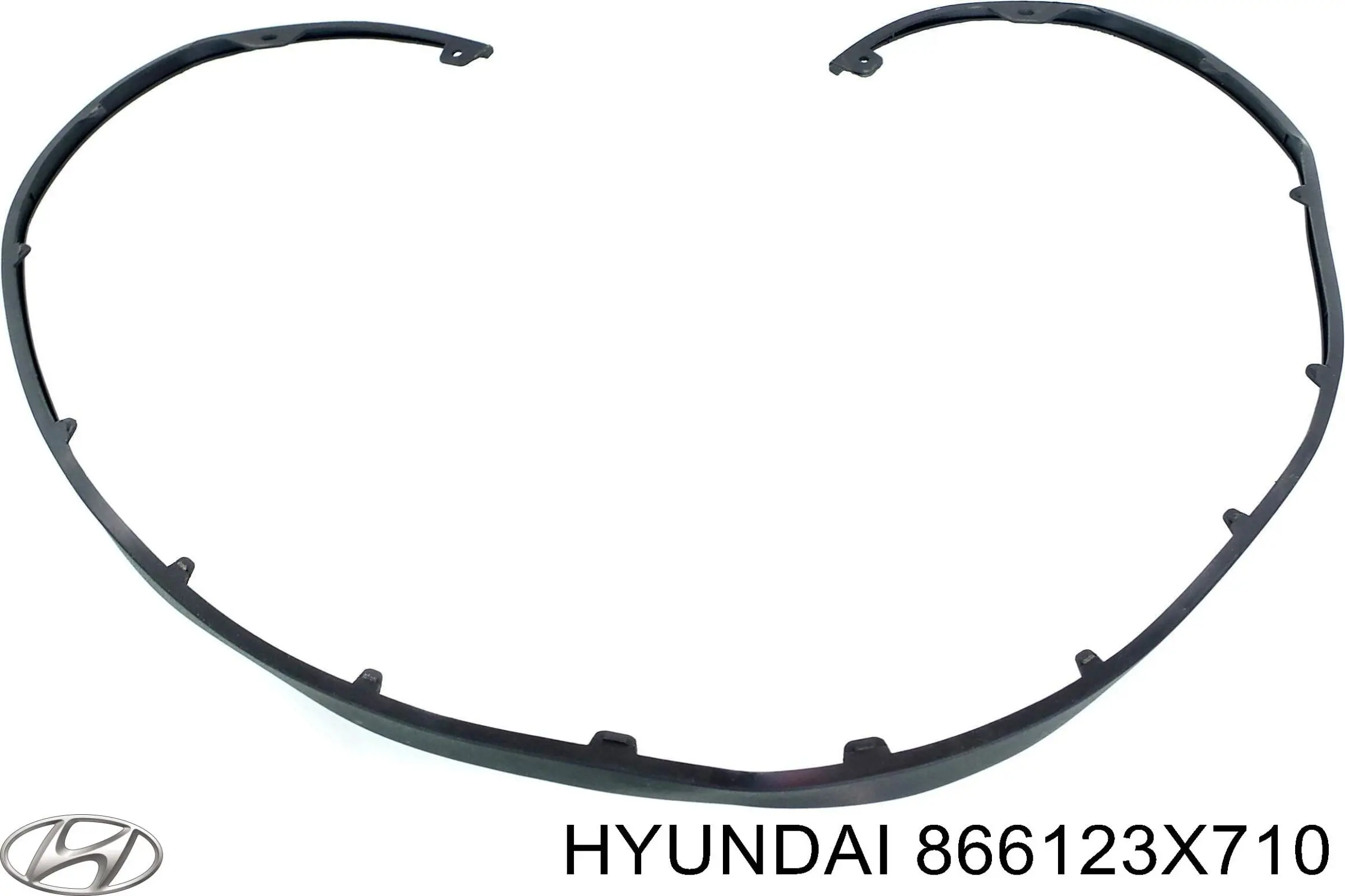 Спойлер заднего бампера на Hyundai Elantra MD