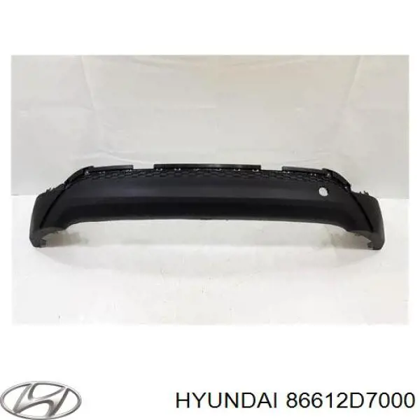 86612D7000 Hyundai/Kia бампер задний, нижняя часть