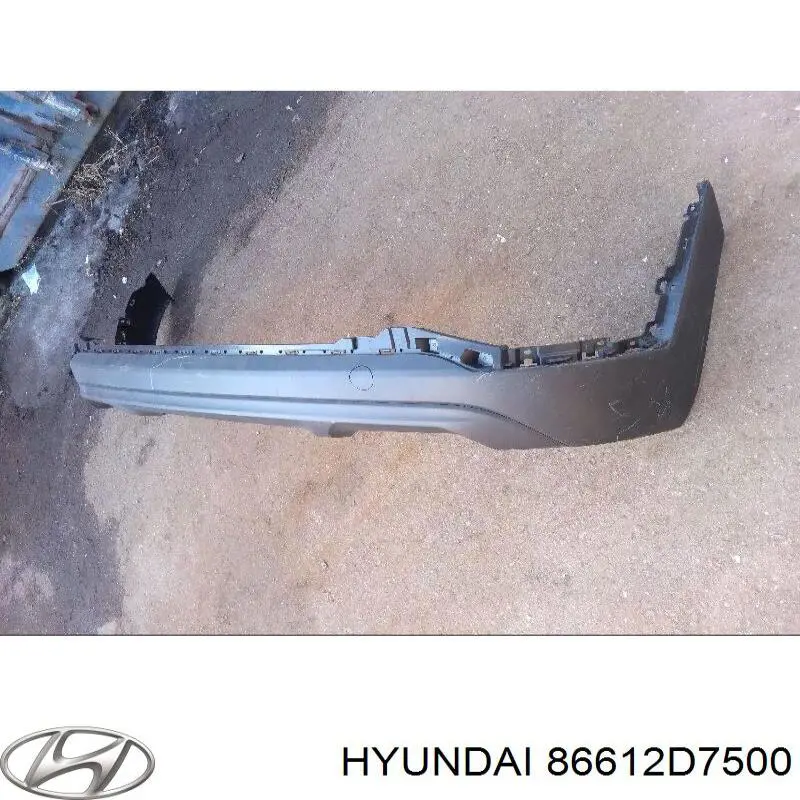 Бампер задний, нижняя часть Hyundai/Kia 86612D7500 цена, от 188.02 USD