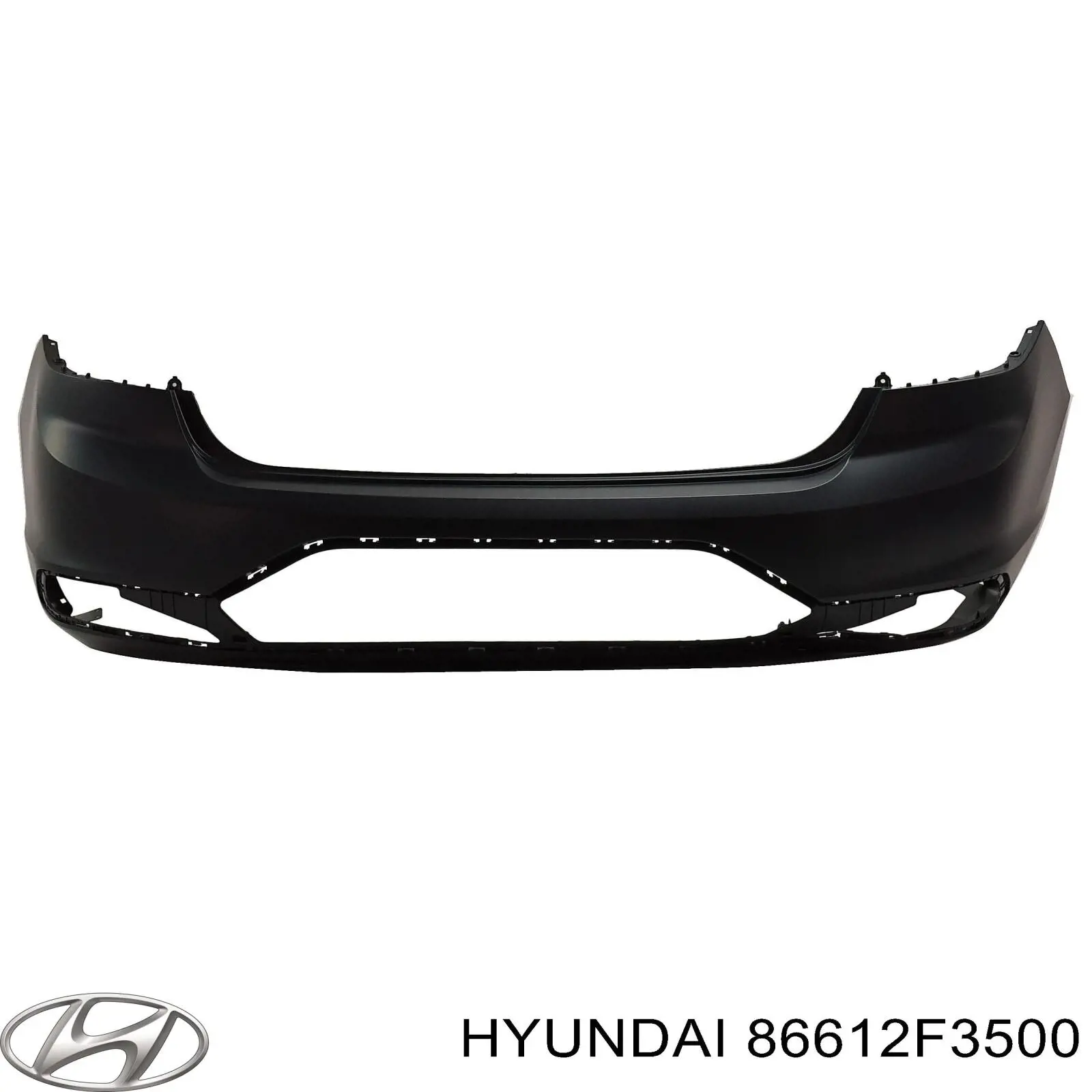 Бампер задний, нижняя часть Hyundai/Kia 86612F3500 цена, от 72.03 USD