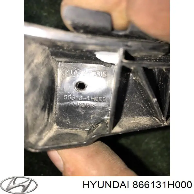 Купить 866131H000 Hyundai/Kia Левый кронштейн крепления бампера заднего