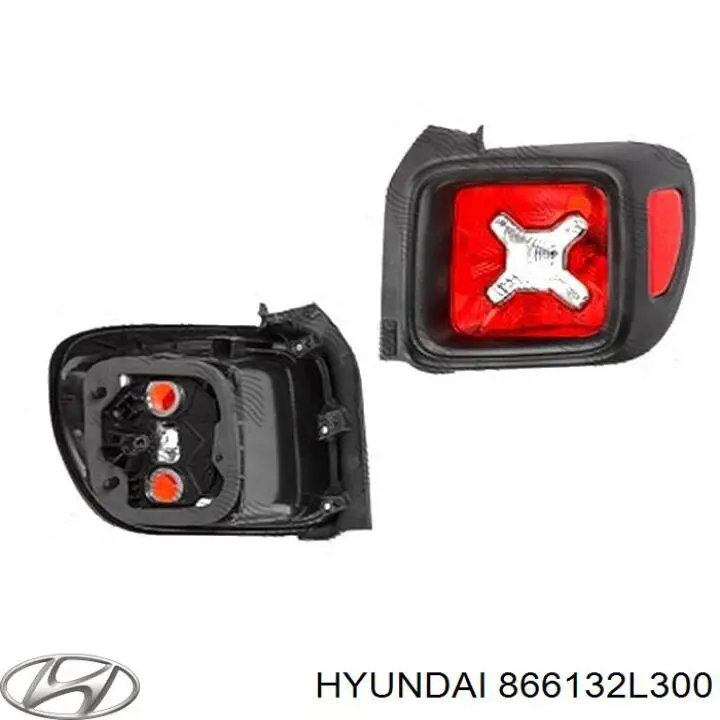 Кронштейн бампера заднего внешний левый Hyundai/Kia 866132L300 цена, от 1.63 USD