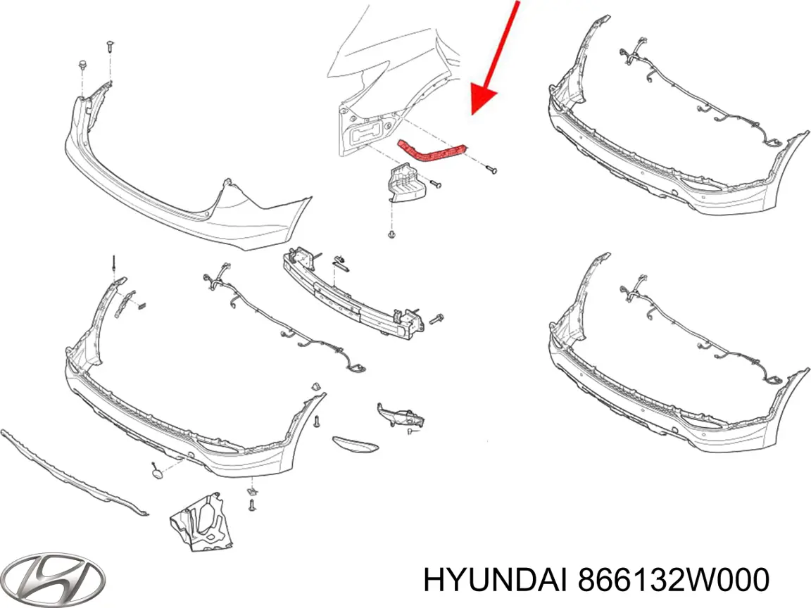 866132W000 Hyundai/Kia