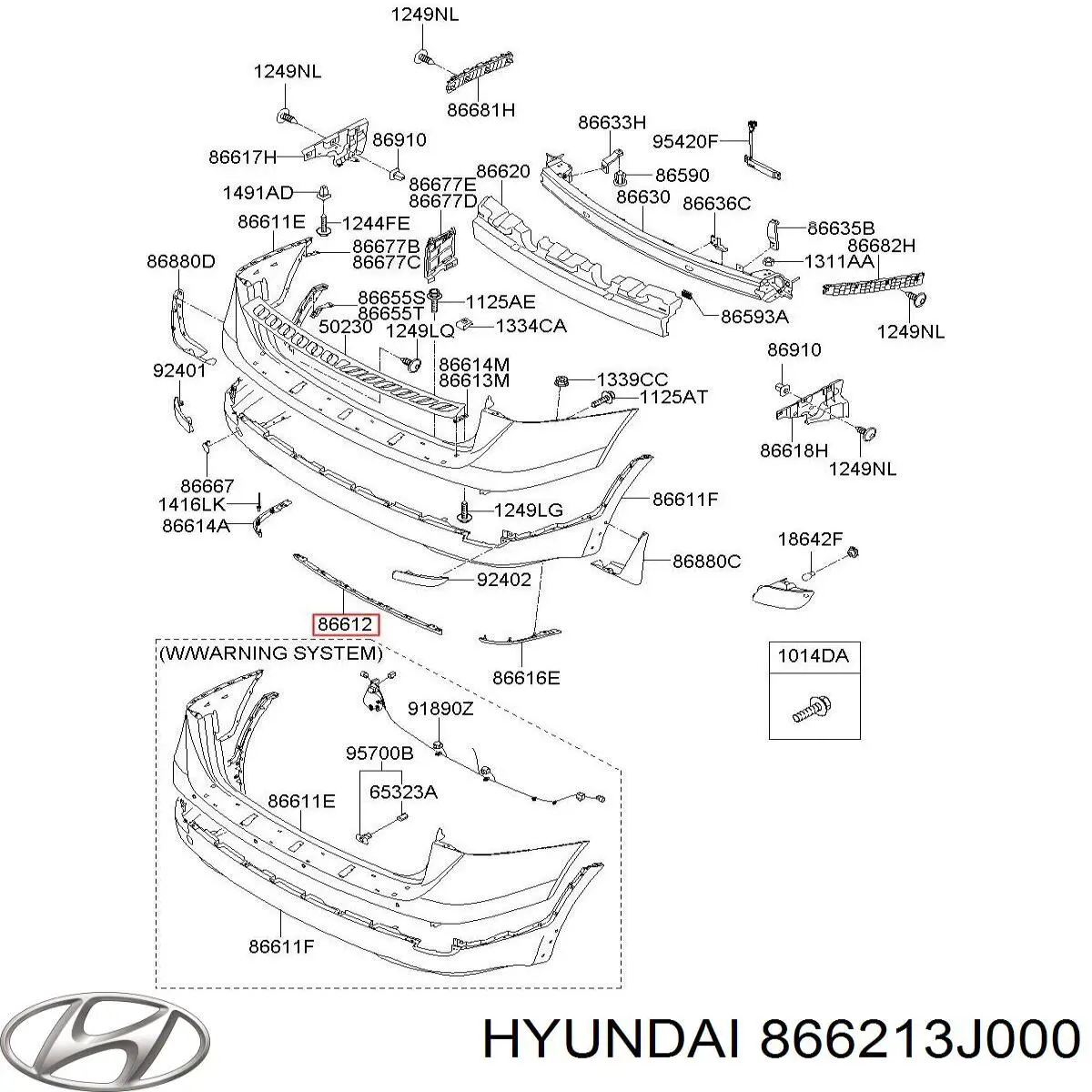  866213J000 Hyundai/Kia