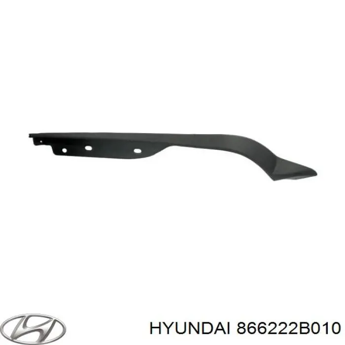 Молдинг бампера заднего левый Hyundai/Kia 866222B010 цена, от 12.99 USD